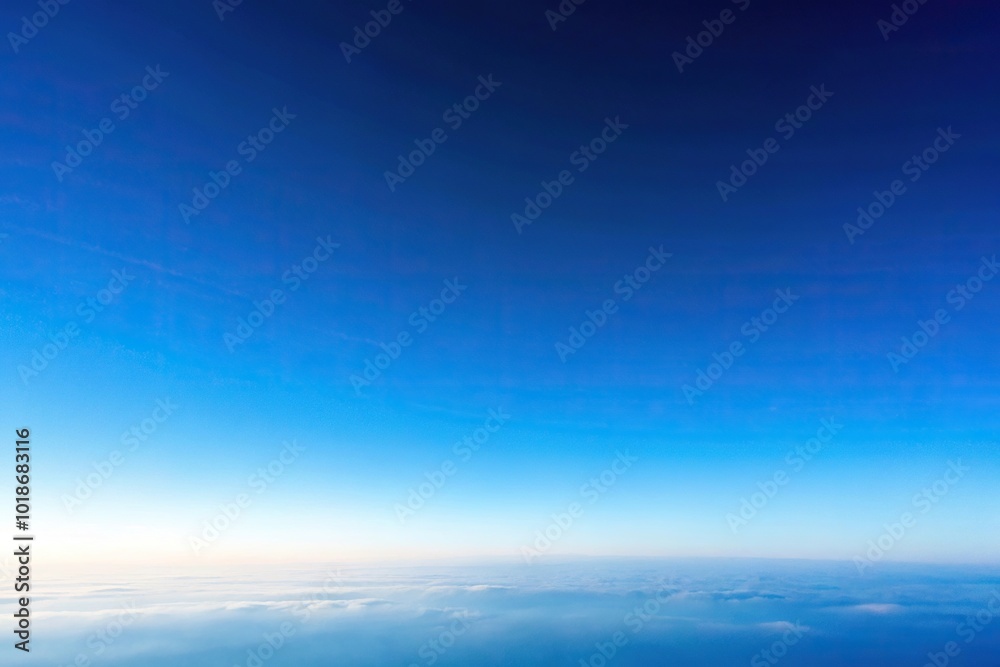 Bird's eye view of clear sky Bird's eye view of clear sky