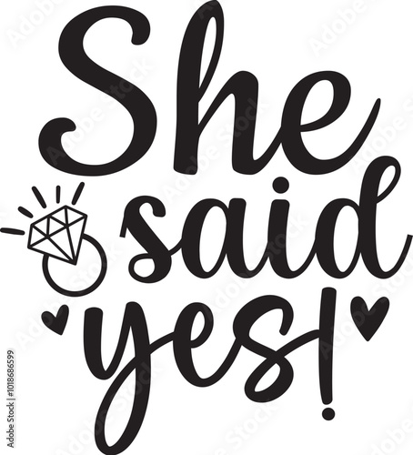 She said yes!