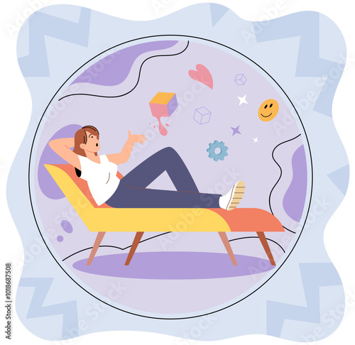 Antisocial vector illustration. Anxiety can make individuals feel alone, even in presence others A crisis can exacerbate feelings depression and lead to sense despair Depressed individuals experience