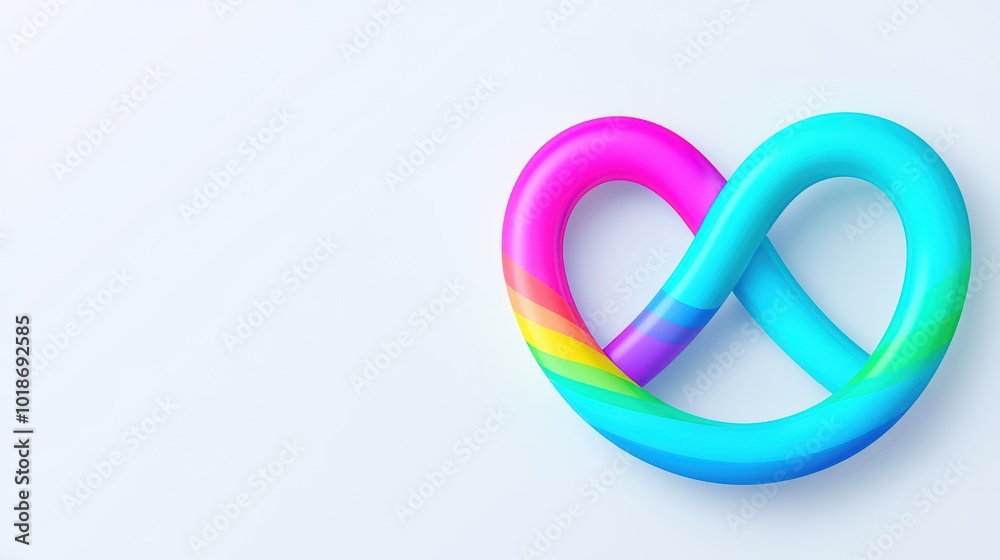 Colorful twisted shape, vibrant hues, artistic display, creative design, white isolate background. Colorful twisted shape, vibrant hues, artistic display, creative design, white isolate background.