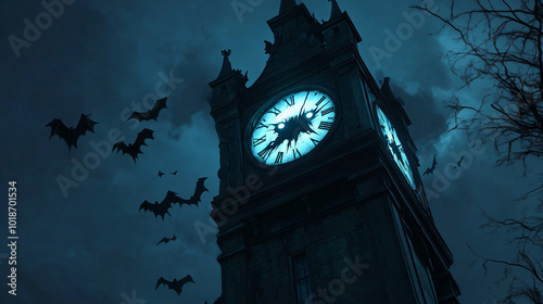 Halloween Haunted Clock Tower