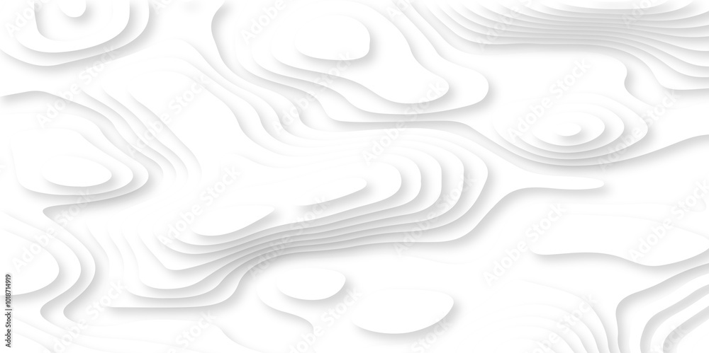 White minimal abstract background 3d papercut and grid spiral realistic design use for ads banner and advertising print design. 3d topography relief. Vector topographic illustration. White minimal abstract background 3d papercut and grid spiral realistic design use for ads banner and advertising print design. 3d topography relief. Vector topographic illustration.
