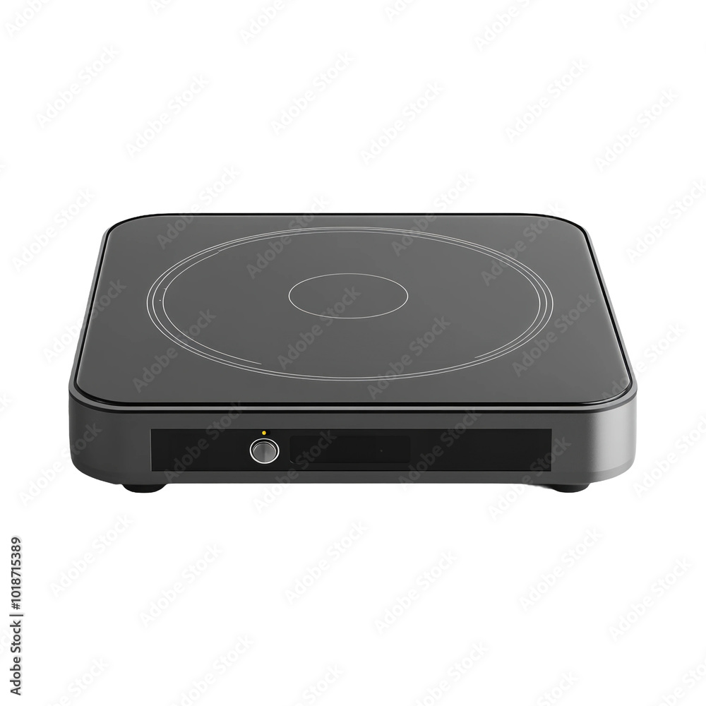 Fototapeta premium Modern electric induction cooktop for cooking needs