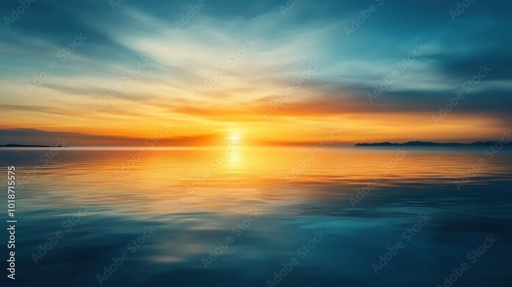 serene ocean sunrise with soft pastels reflecting off calm water creates tranquil atmosphere. vibrant colors blend beautifully, evoking sense of peace and wonder serene ocean sunrise with soft pastels reflecting off calm water creates tranquil atmosphere. vibrant colors blend beautifully, evoking sense of peace and wonder