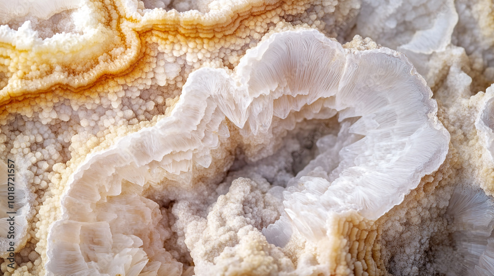 Stunning close-up of crystalline formations highlighting intricate textures and colors Stunning close-up of crystalline formations highlighting intricate textures and colors
