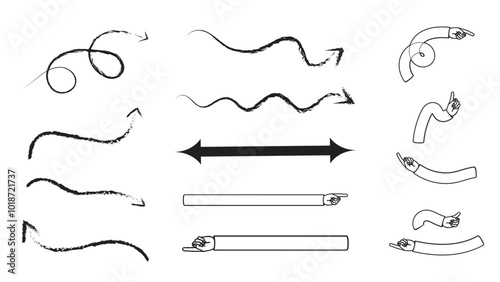 Arrow sing black color vector icon white background.