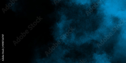 Abstract soft dark blue watercolor sky and clouds. grunge tint light blue and black  watercolor background. old stone dark blue distressed grunge background wallpaper rough concrete wall.