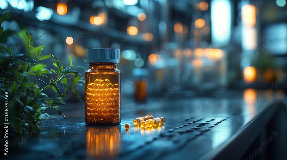 Medicine Concept with Medical Equipment for Healthcare Presentation and Advertising