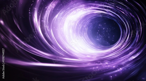 Abstract Cosmic Swirl of Light and Energy