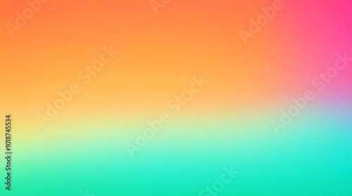 High quality orange teal, green and pink color abstract grainy wave noise texture effect gradient abstract background.