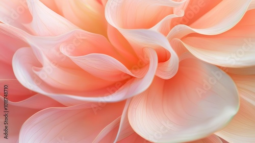 Close-up of an intricate, colorful flower with soft, layered petals and a radiant glow, ideal for abstract art projects, floral designs, or fantasy-themed backgrounds