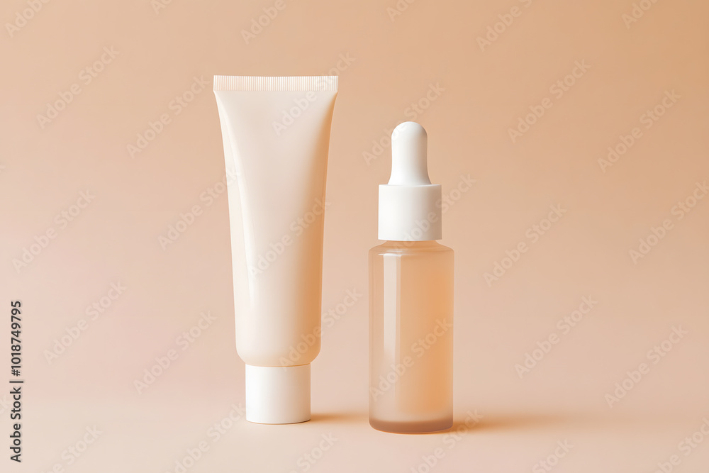 Serum Bottle Mockup | Sleek Design for Skincare and Cosmetic Branding Serum Bottle Mockup | Sleek Design for Skincare and Cosmetic Branding