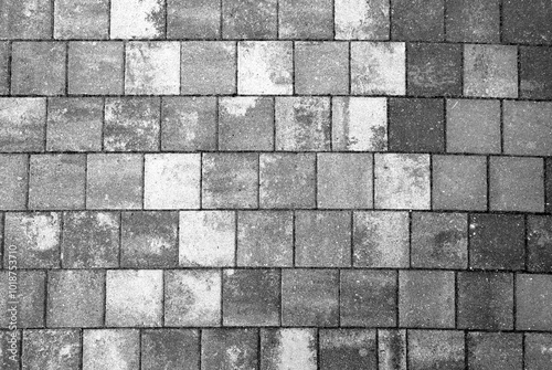 Wallpaper Mural Cobblestone pedestrian pavement pattern. Torontodigital.ca