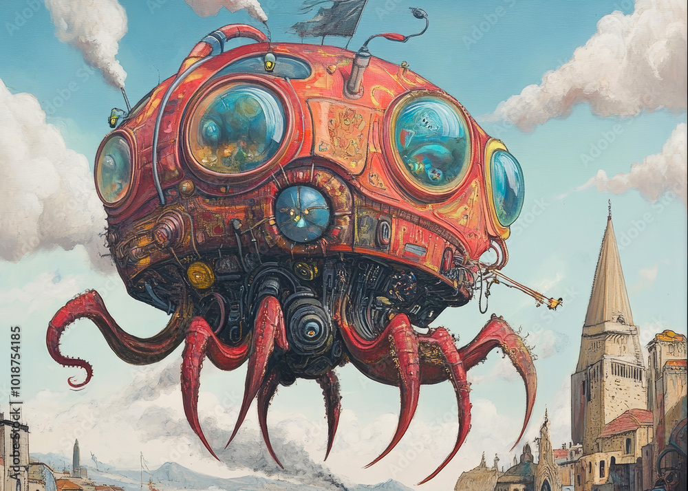 post-apocalyptic world, flying into the sky post-apocalyptic world, flying into the sky