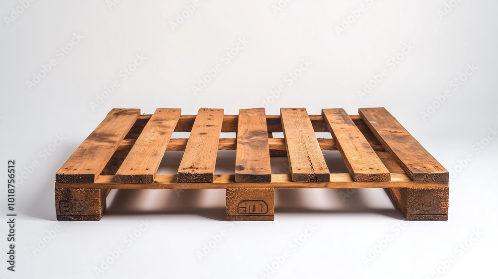 Minimalist Design: A Wooden Pallet on a White Background
Minimalist Design: A Wooden Pallet on a White Background