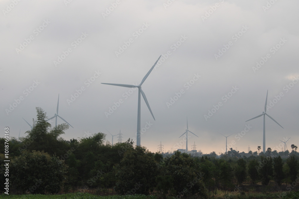 Obraz premium wind power station