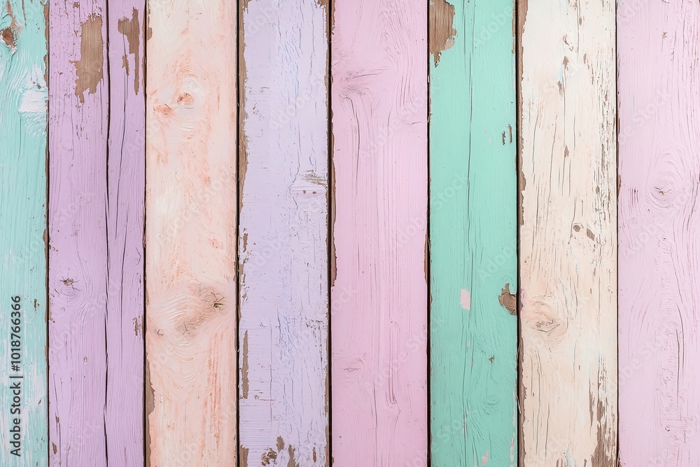 A Distressed Wooden Surface With Chipped Paint in Pastel Tones, Perfect for Vintage Product Setups, Texture for Background, High Resolution Wallpaper or Background A Distressed Wooden Surface With Chipped Paint in Pastel Tones, Perfect for Vintage Product Setups, Texture for Background, High Resolution Wallpaper or Background