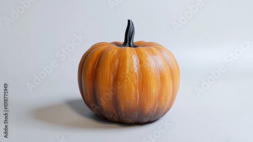 pumpkin on white background