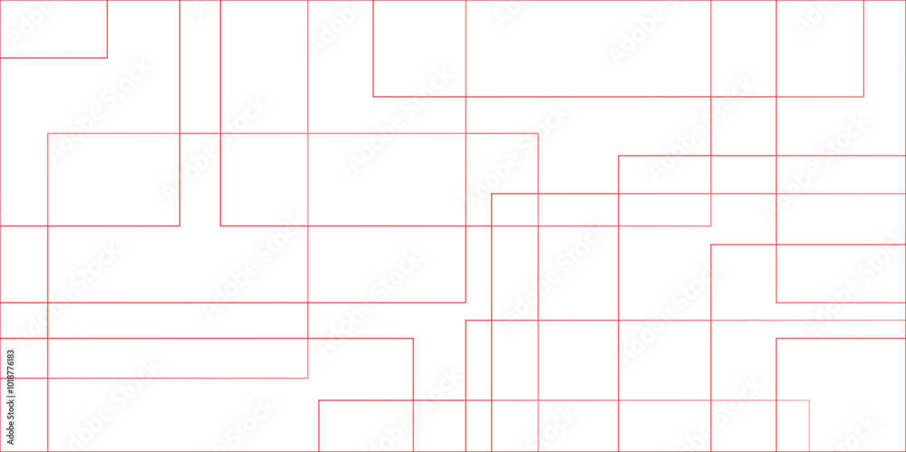 Abstract white and red color technology concept with geometric lines. Squares and random lines combined with a modern, colorful line luxury concept. Geometric seamless lines with red Abstract white and red color technology concept with geometric lines. Squares and random lines combined with a modern, colorful line luxury concept. Geometric seamless lines with red