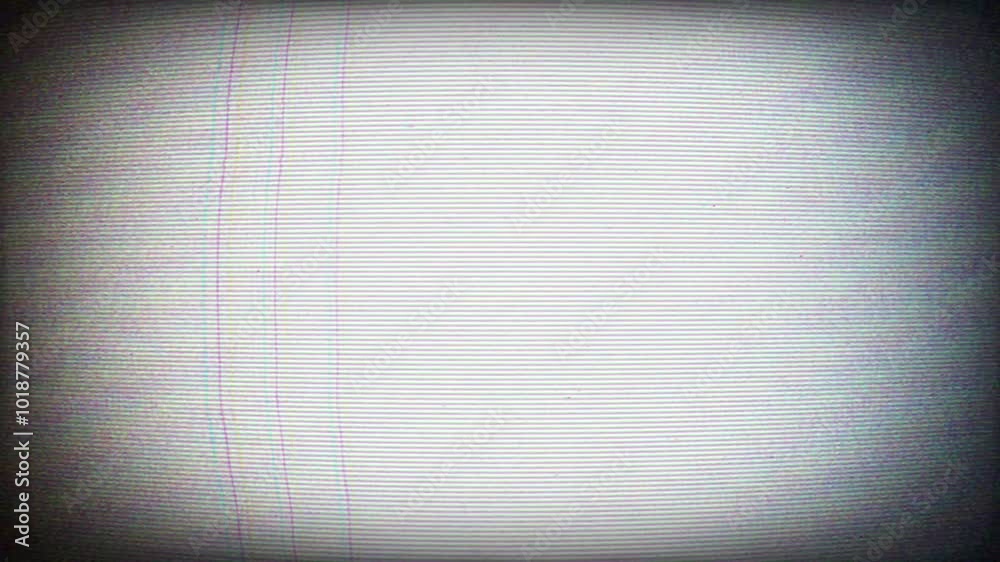 Noise TV Lines Overlay, Analog TV Screen Texture Effect.
