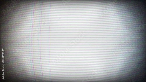 Noise TV Lines Overlay, Analog TV Screen Texture Effect.