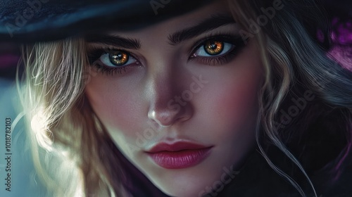 woman in witch costume