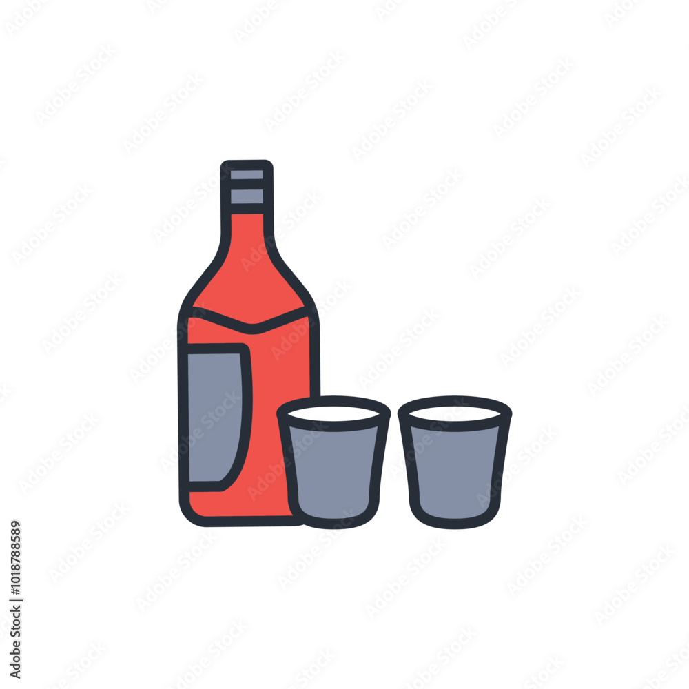 alcohol icon. vector.Editable stroke.linear style sign for use web design,logo.Symbol illustration. alcohol icon. vector.Editable stroke.linear style sign for use web design,logo.Symbol illustration.