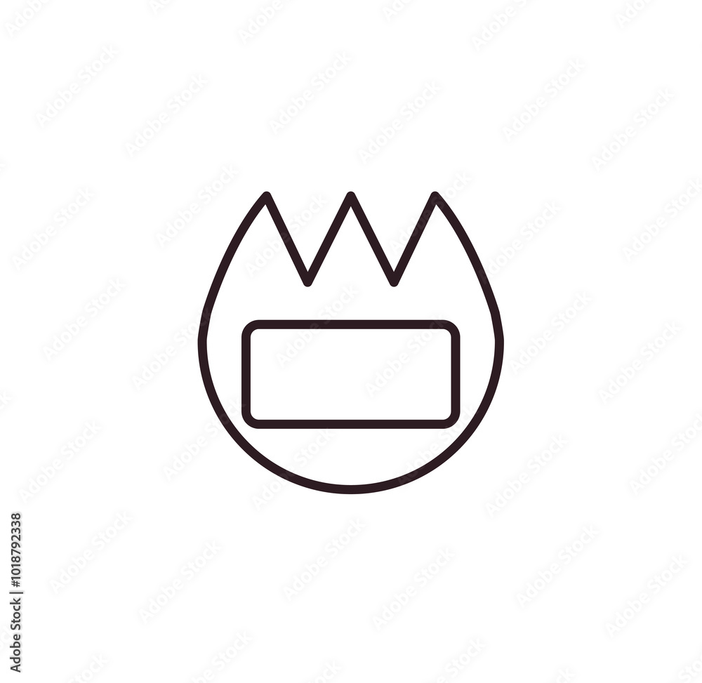 Name Badge symbol sign icon vector illustration Name Badge symbol sign icon vector illustration