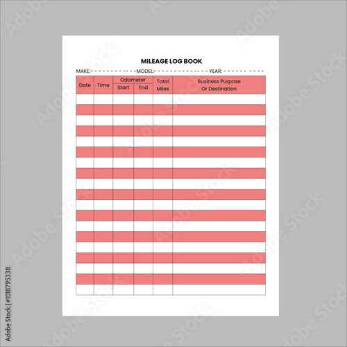 mileage log book