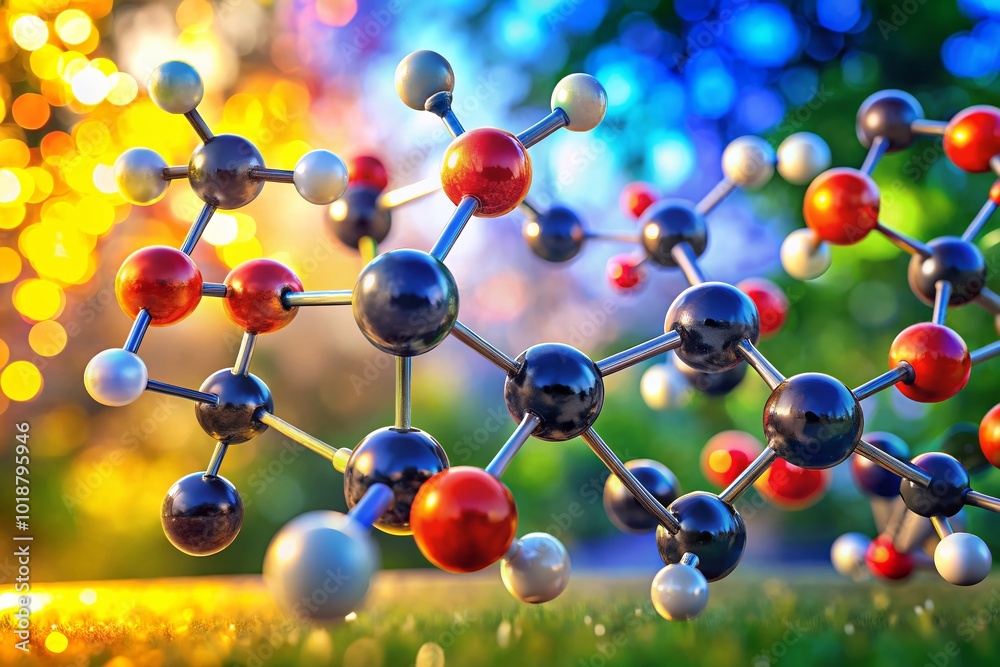 High-Resolution 3D Model of a Molecule for Scientific, Educational, and Research Purposes High-Resolution 3D Model of a Molecule for Scientific, Educational, and Research Purposes