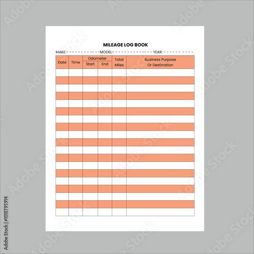 mileage log book