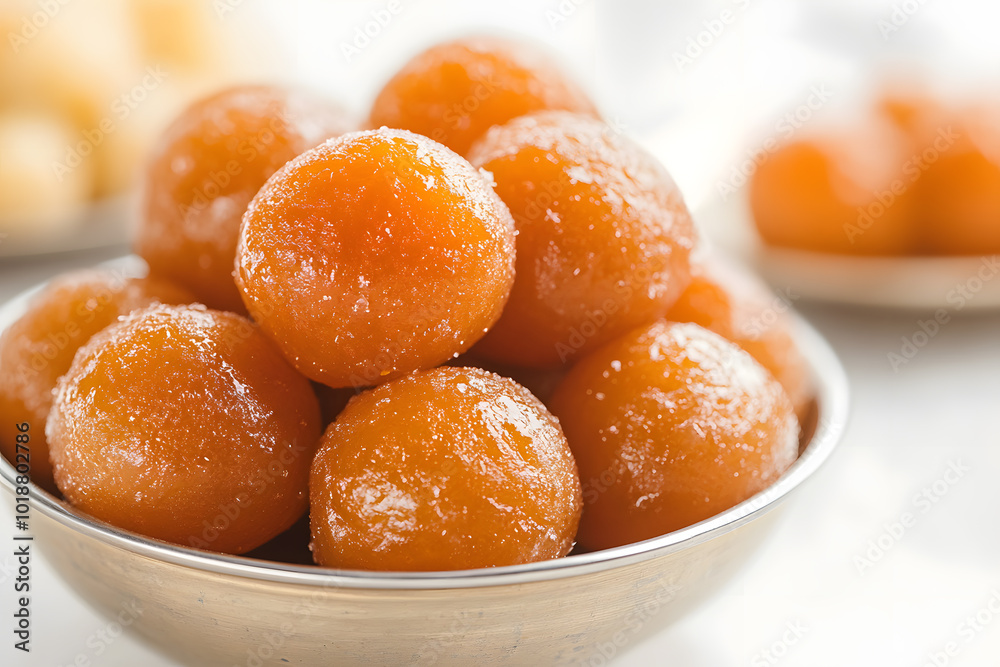 Gulab Jamun in a Bowl | Traditional Indian Sweet Soaked in Delicious Syrup Gulab Jamun in a Bowl | Traditional Indian Sweet Soaked in Delicious Syrup
