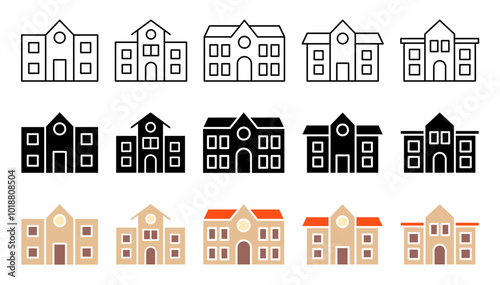 Building Icon Set