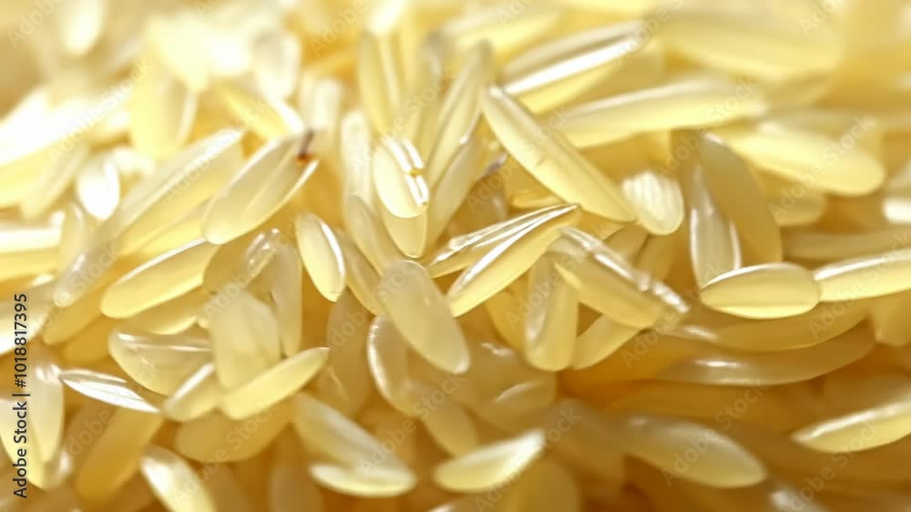 A close-up shot of uncooked rice grains A close-up shot of uncooked rice grains