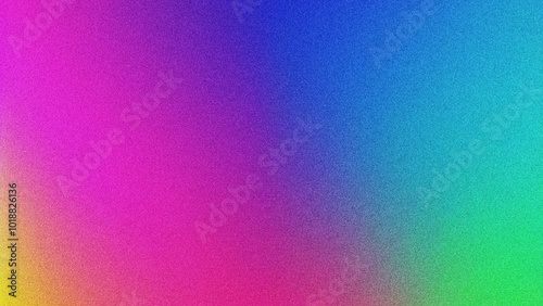 Soft Gradient with Grainy Texture and Noise Effect Ideal Colorful Background for Retro-Inspired Visuals Design Overlays and Digital Art Creations