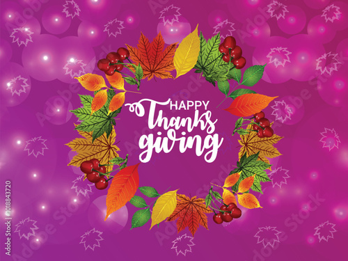 Happy thanksgiving day celebration background photo