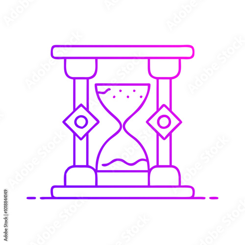 Hourglass, sand timer icon