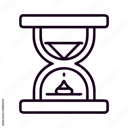 Hourglass, sand timer icon