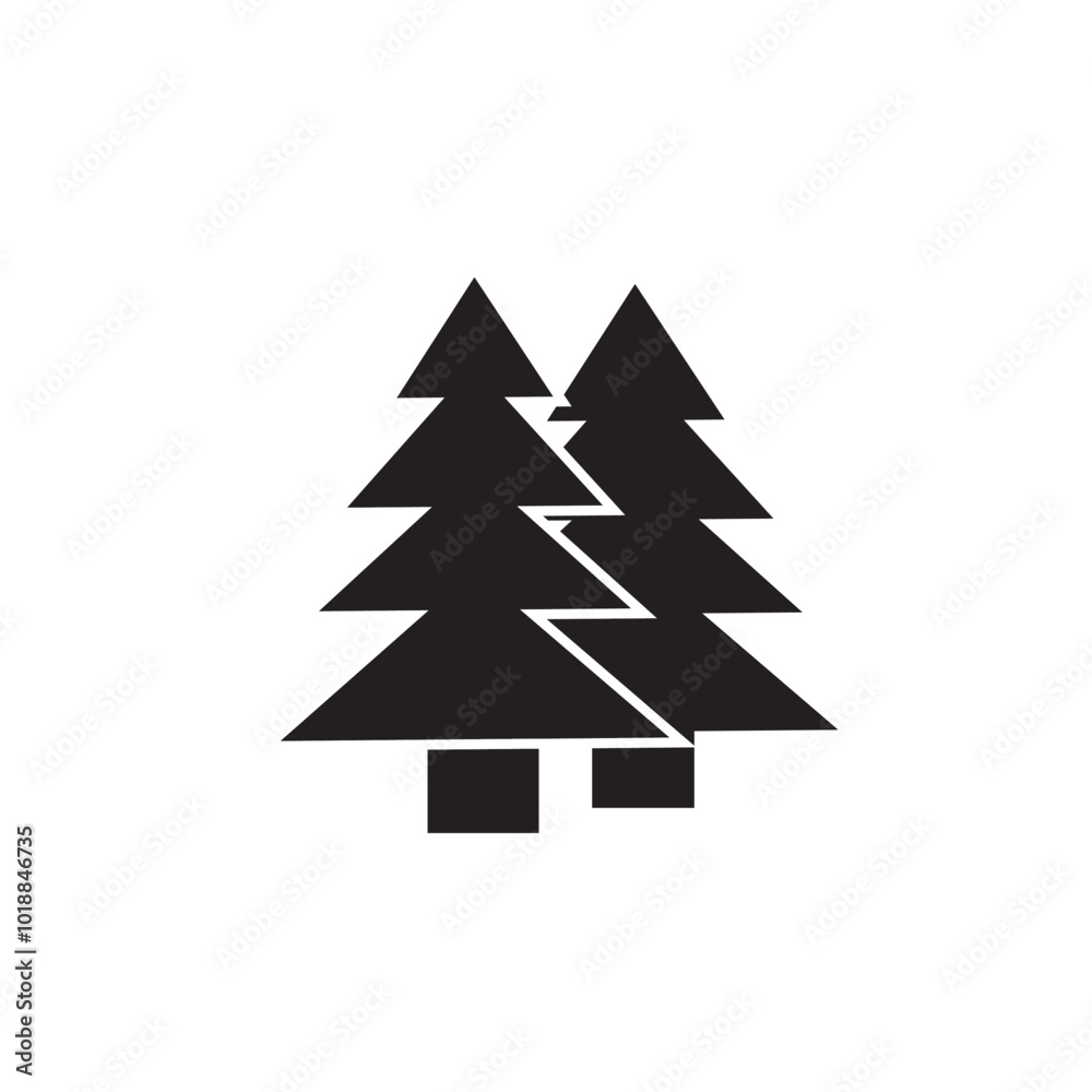 pine tree icon vector illustration pine tree icon vector illustration