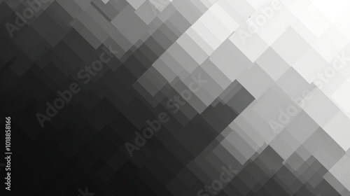 Modern Grayscale Pixelated Gradient Texture for Tech and Corporate Design