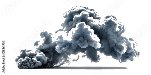 Fog or smoke isolated transparent special .mist or smog background