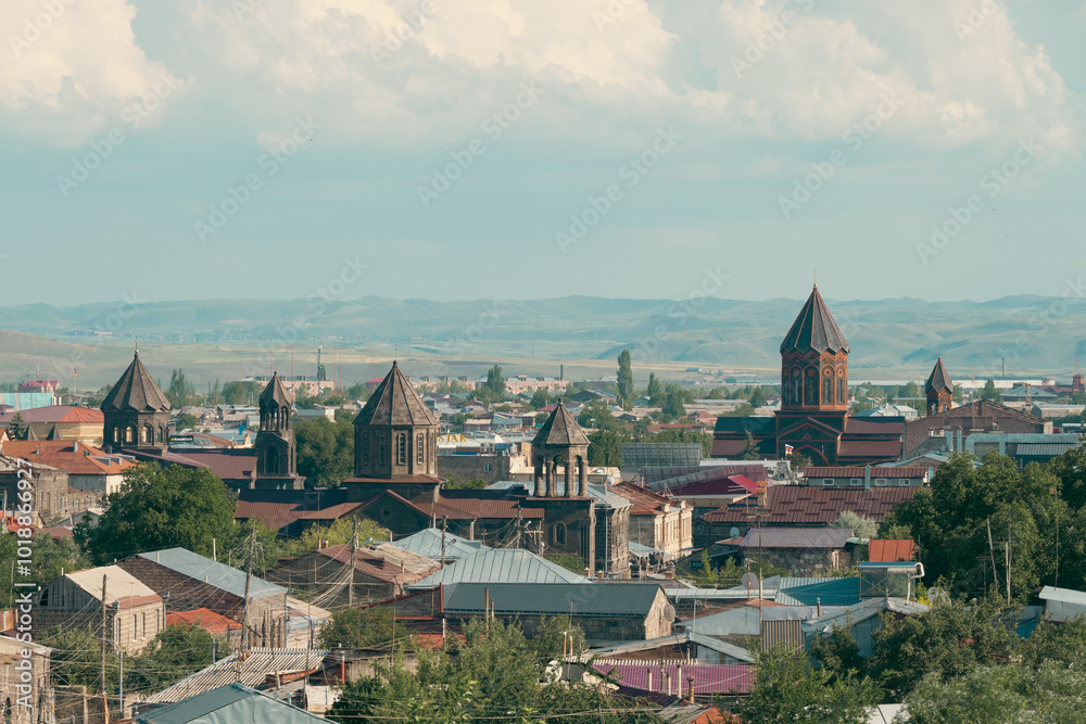 Obraz premium Gyumri and abstract