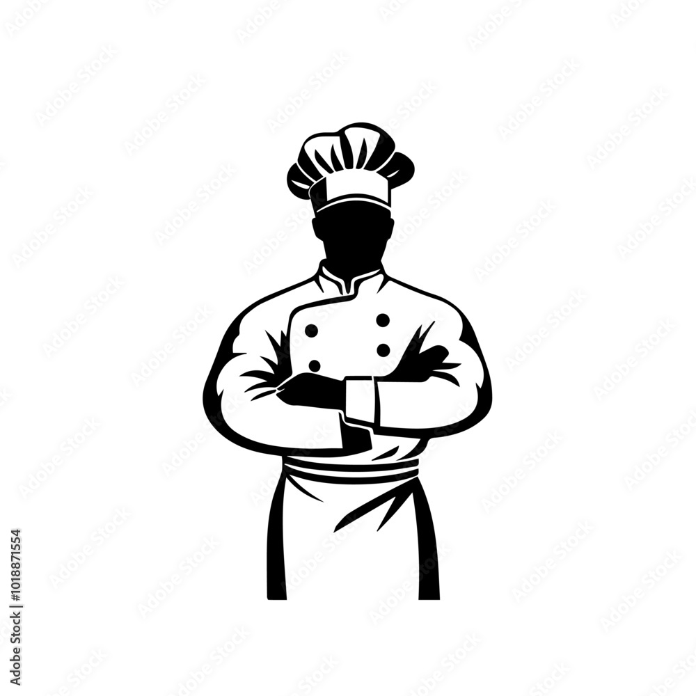 Illustration of a chef on a white background. Illustration of a chef on a white background.