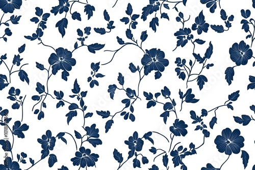 Floral pattern design seamless tiled