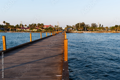 Morning light on Anna Maria Pier photo