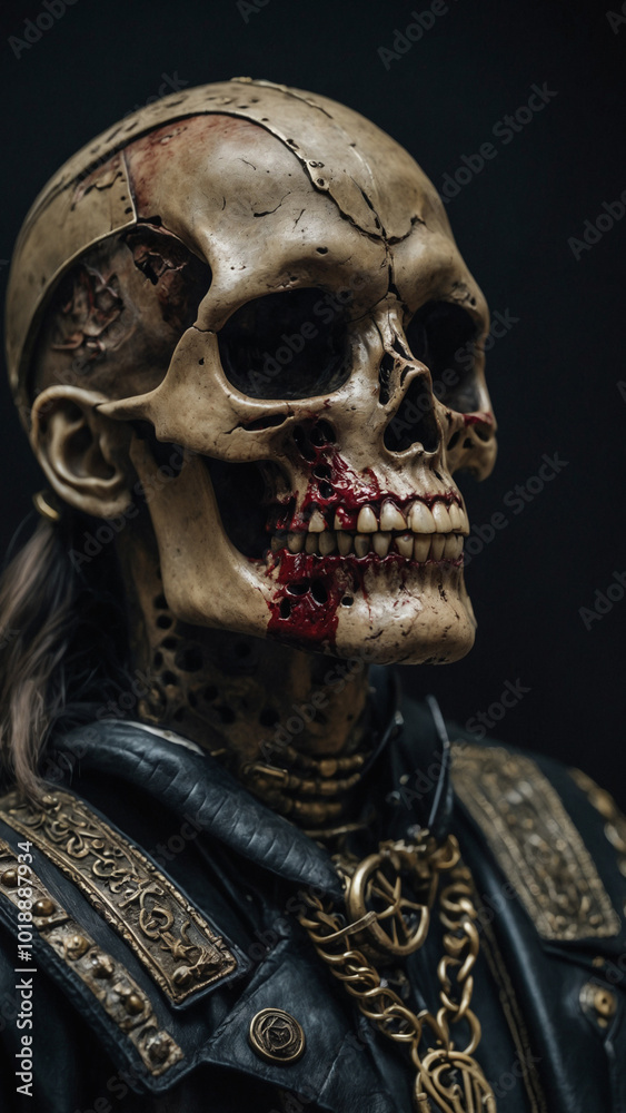 Obraz premium halloween make up 