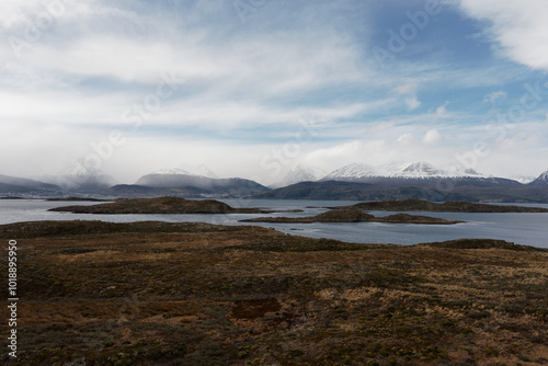 Landscape Of Mountains In Patagonia