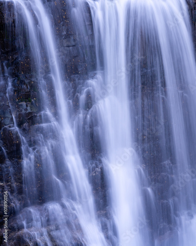 Upper Ames Waterfall, Falls, in the Southern Colorado Mountains,  America, USA.