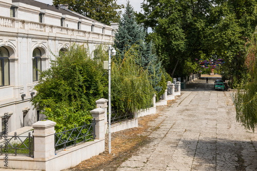 Beautiful architecture in the center of Stepanakert. Stepanakert, Republic of Artsakh, Azerbaijan. photo