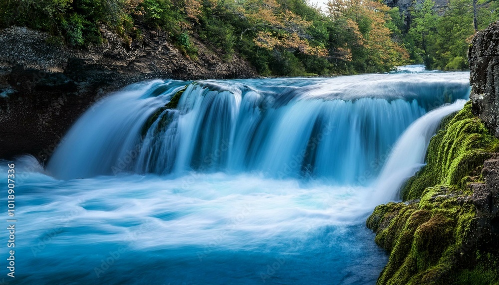 Obraz premium waterfall in the forest